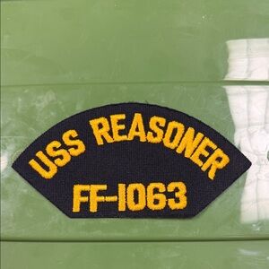 USS Reasoner FF-1063 embroidered naval Patch